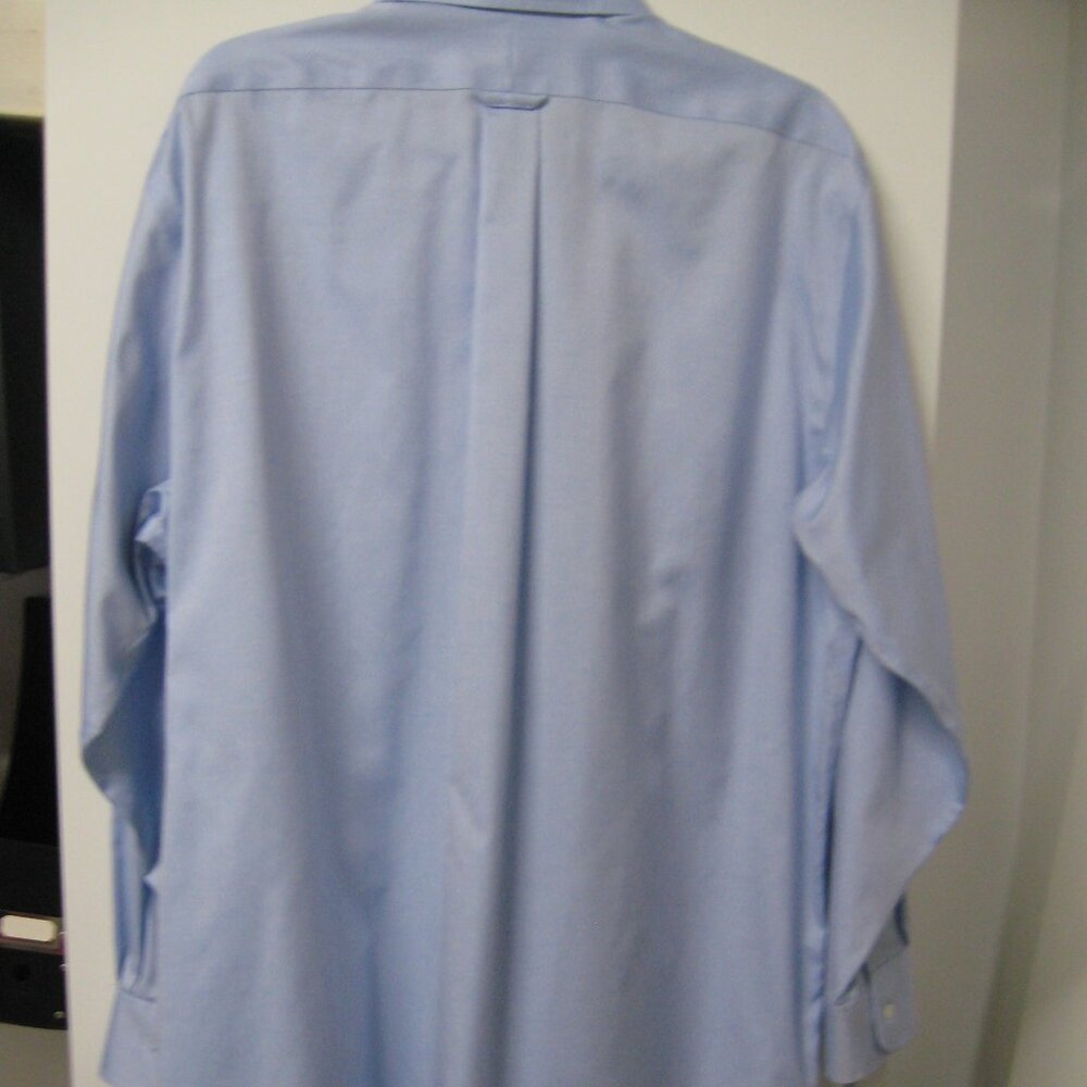 Eagle Shirtmakers Dress Shirt Men's 17 1/2 Button Down Size XL - Picture 2 of 3
